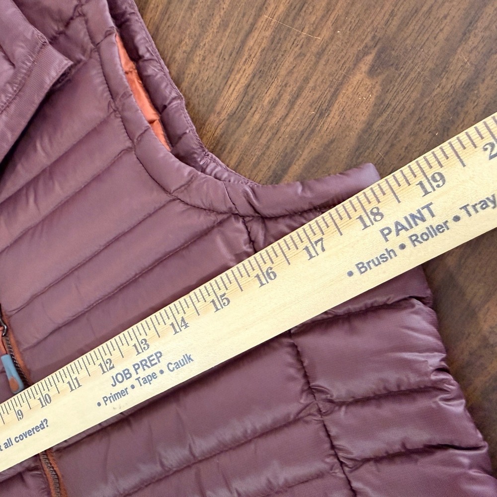 NEW Stio Pinion Down Vest Womens Small Puffer Orange/Rust 800 FillPower HyperDRY - Picture 14 of 15